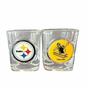 Pittsburgh Steelers NFL Square Shotglasses